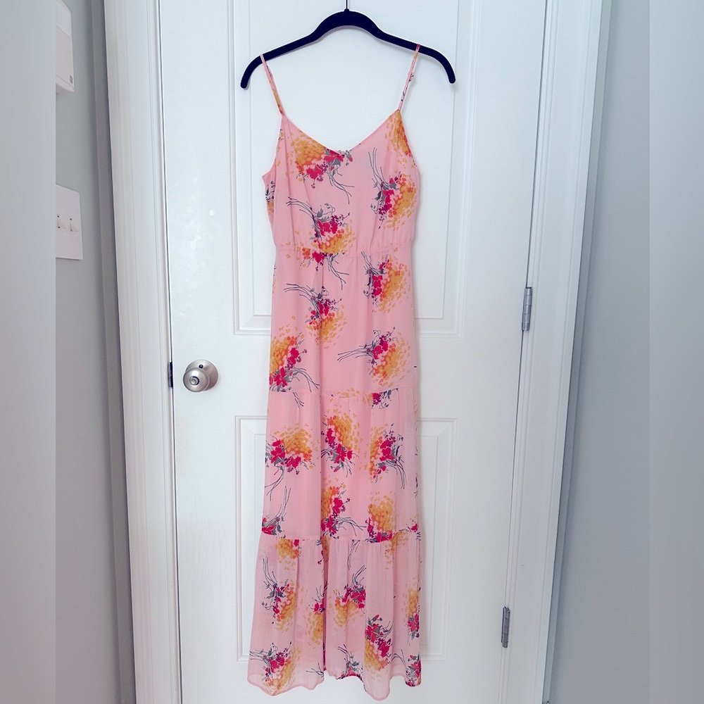 J Crew brand  long spring dress size 2
